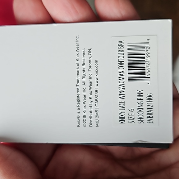 Women's Knix Lace Wingwoman Contour Bra Size 6 Pink - Picture 3 of 8